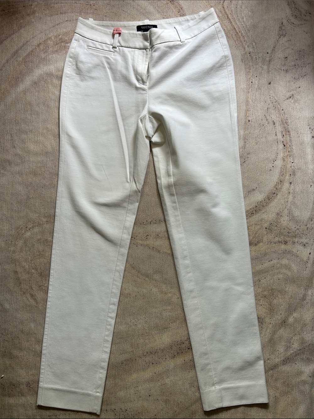 White House Black Market White Slim Ankle Pants - long